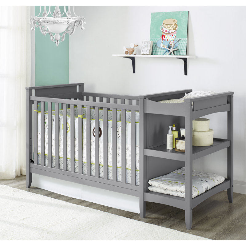Baby Relax Emma 2in1 Convertible Crib with Changing Table & Reviews
